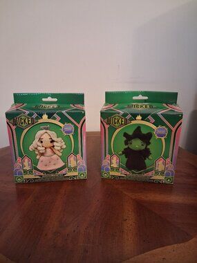 2 NIB Wicked Crochet Kits Glinda Pink & Elphaba Green Witch